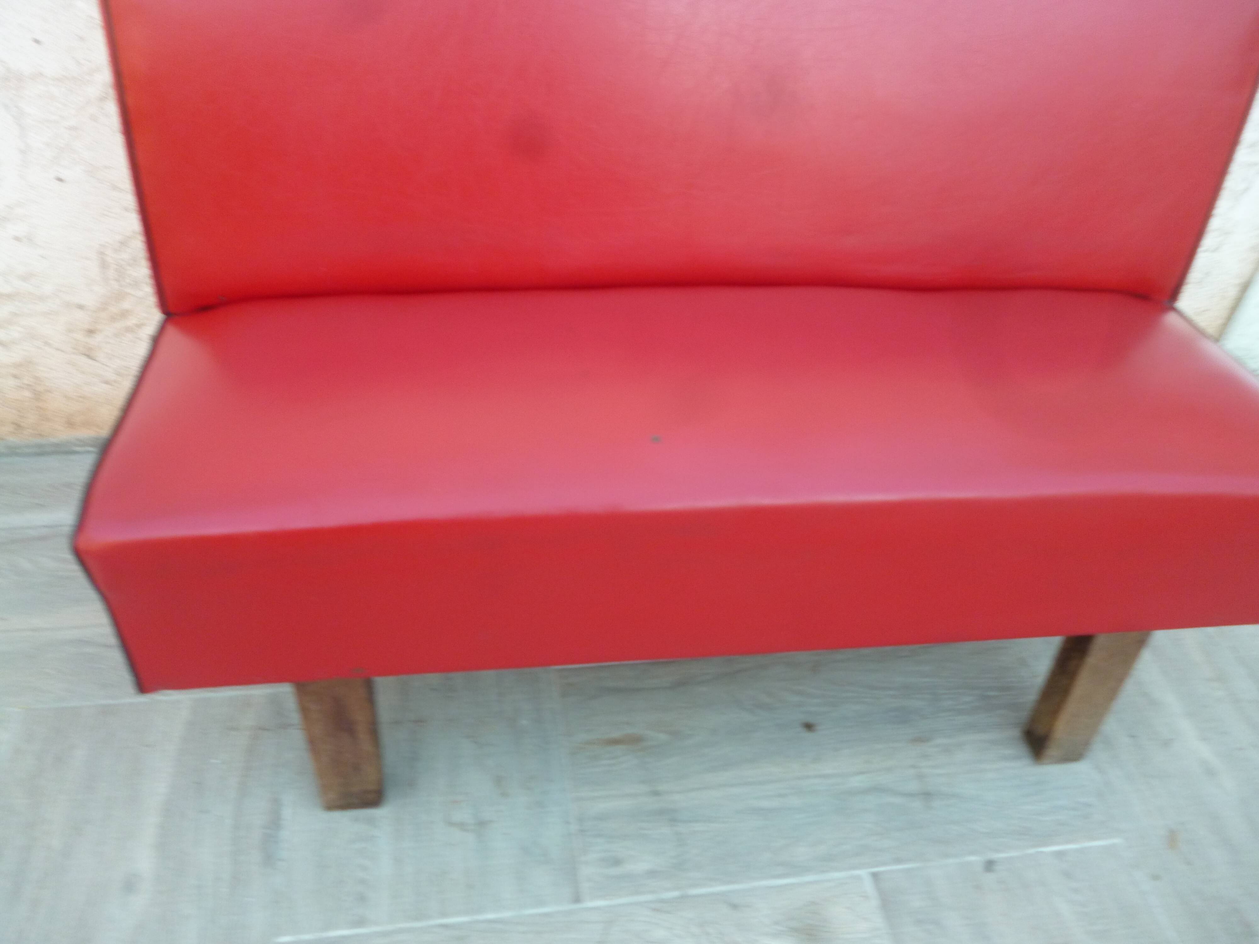 Vintage bistro bench