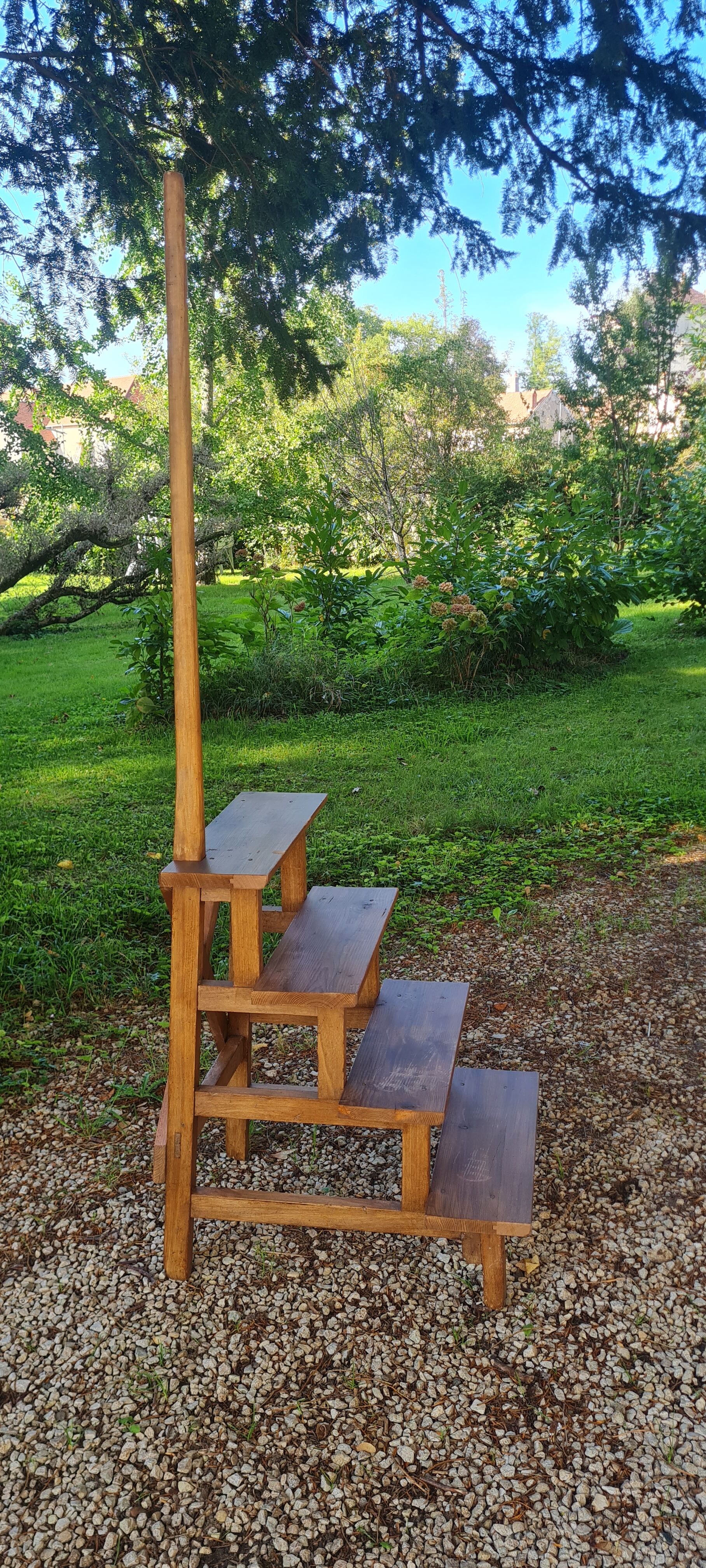 Old library stepladder