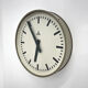 Large Vintage Industrial Wall Clock by Pragotron, 1950's