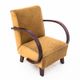Art Deco armchair, designed by J. Halabala, Czech Republic, 1930s. After renovation.