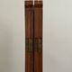Vintage Asian carved teak screen — mid-20th century