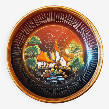Hubert bequet decorative plate