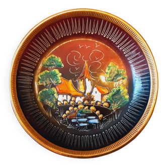 Hubert bequet decorative plate