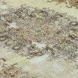 Anatolian handmade vintage rug 262 cm x 180 cm