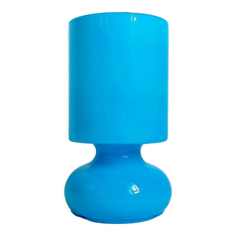 Lampe à poser Lykta opaline bleu turquoise