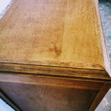 Vintage compass feet chest of drawers