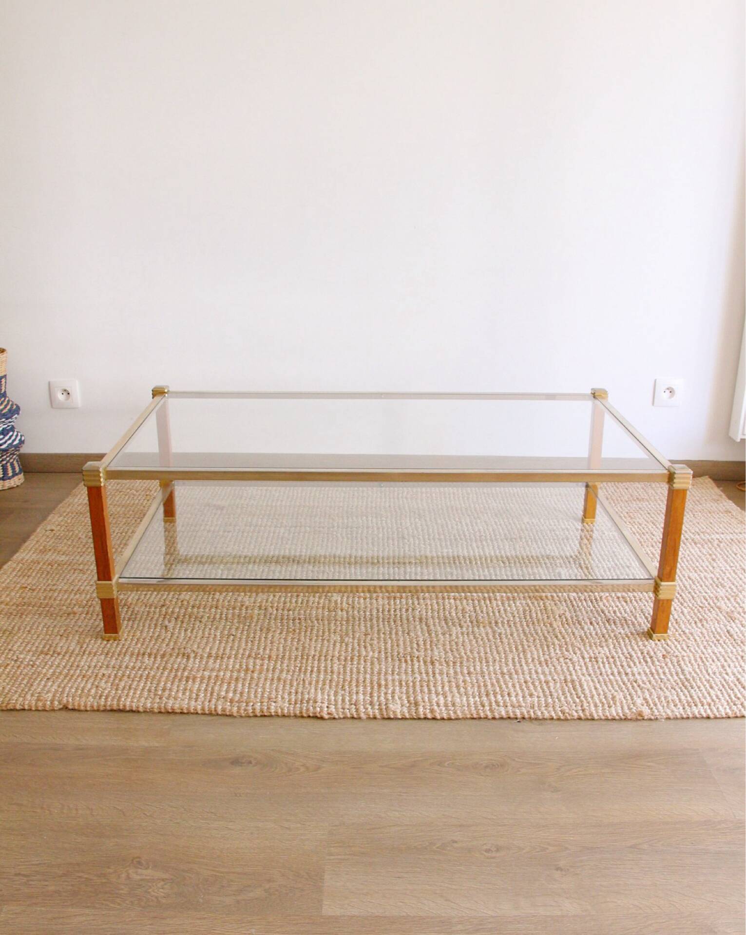 1970s double-top coffee table
