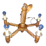 lustre en bois