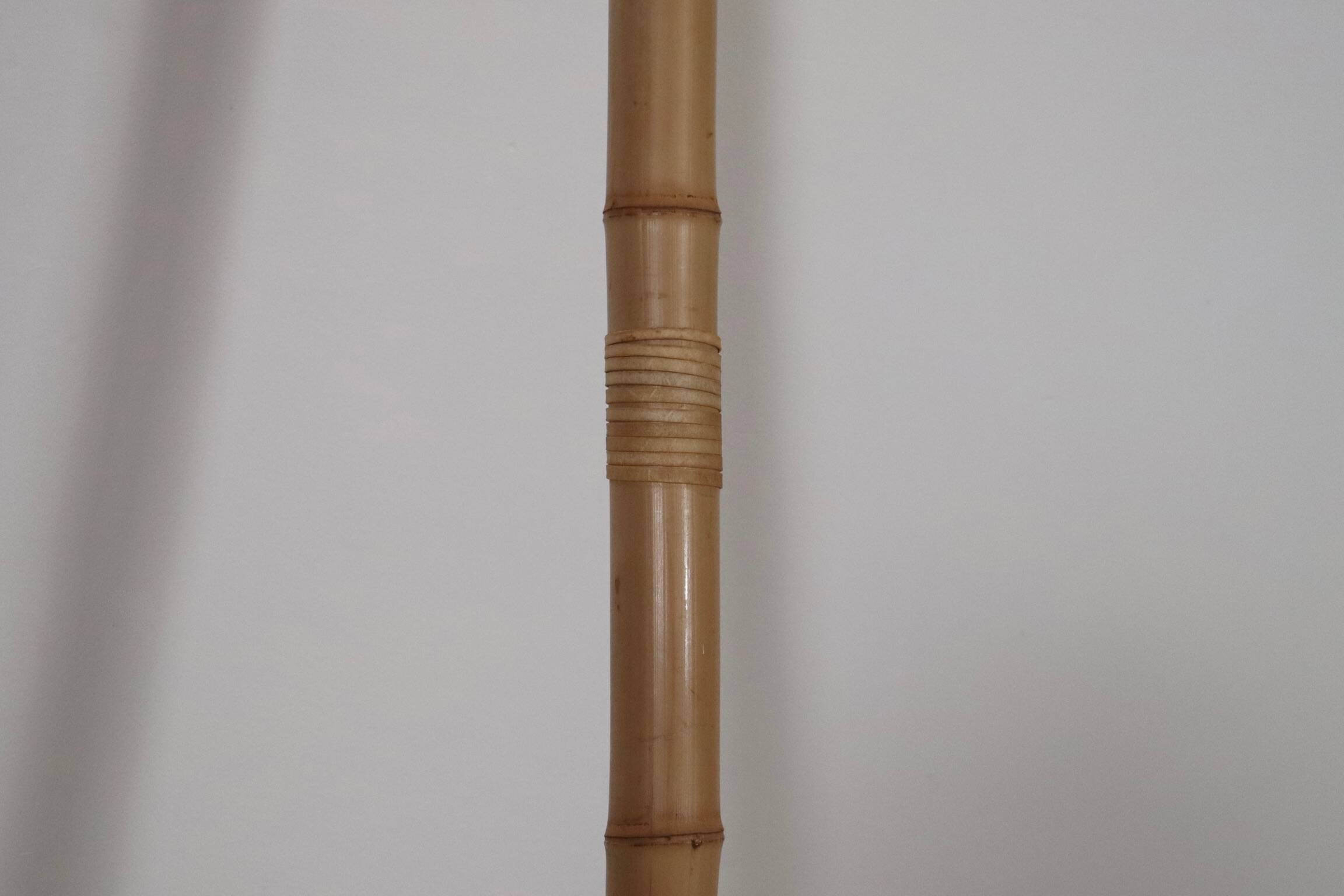 Large Uchiwa Floor lamp by Ingo Maurer for M Design , Germany 1977