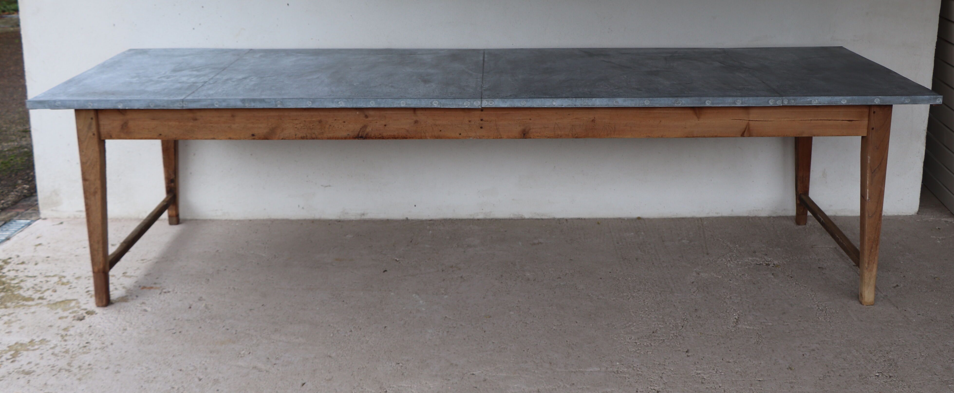 Very large greenhouse table - manor - zinc- craft furniture