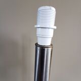 Vintage chrome metal tripod lamp base
