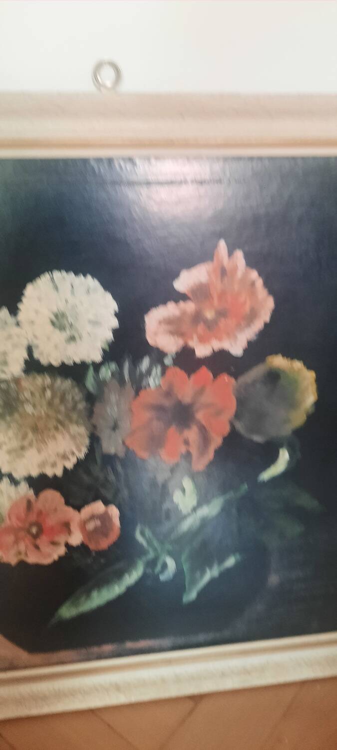 Painting bouquet of flowers