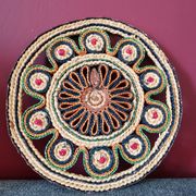 Vintage wicker trivets