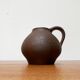 Brutalist vases and carafes from the mid-century by Hartwig Heyne pottery, Germany, 1960s.