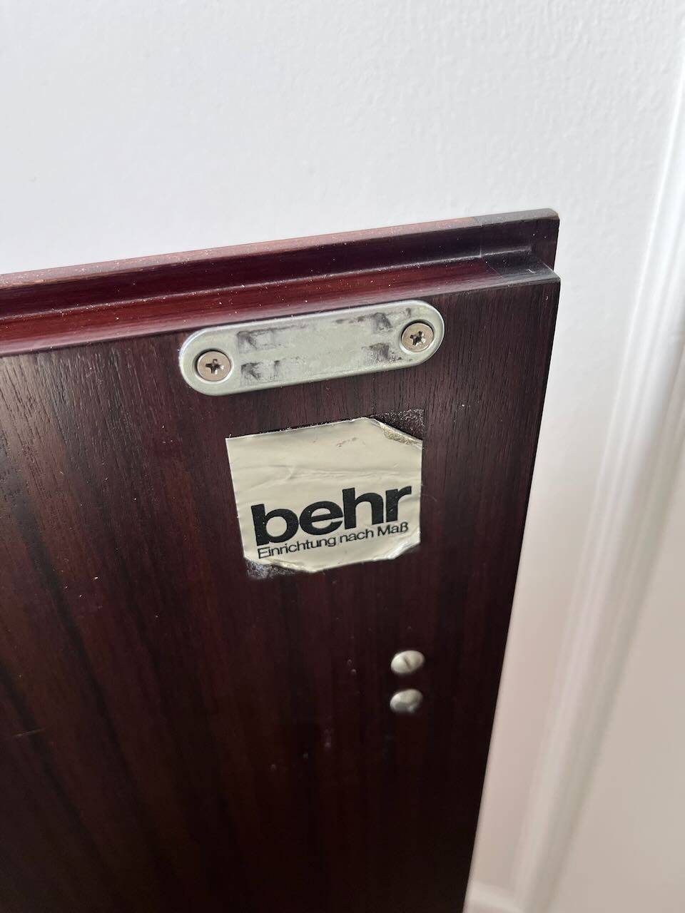 Vintage four-door buffet in rosewood.