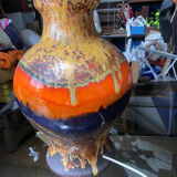 Ceramic floor lamp 1950 vintage
