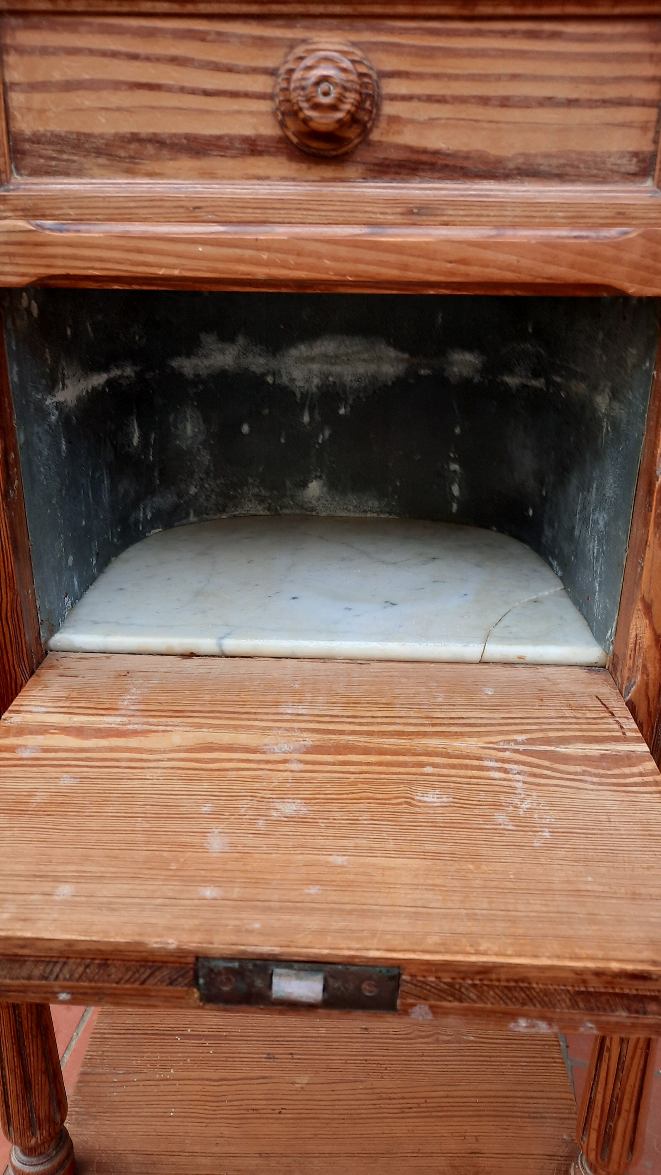 Art Deco style bedside table