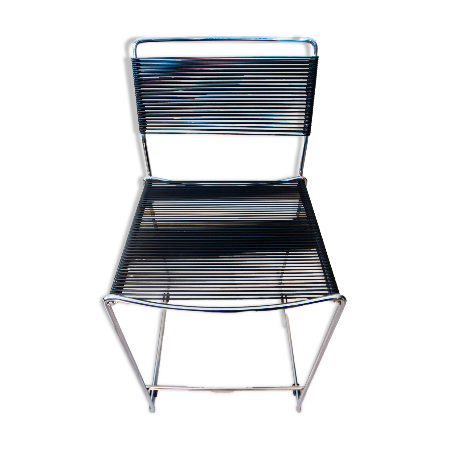 Chaise haute spaghetti dans le goût de Giandomenico Belotti, 1980