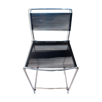 Chaise haute spaghetti dans le goût de Giandomenico Belotti, 1980