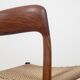 Set of 5 Niels O. Møller Model 75 dining chairs for J.L. Møllers Møbelfabrik