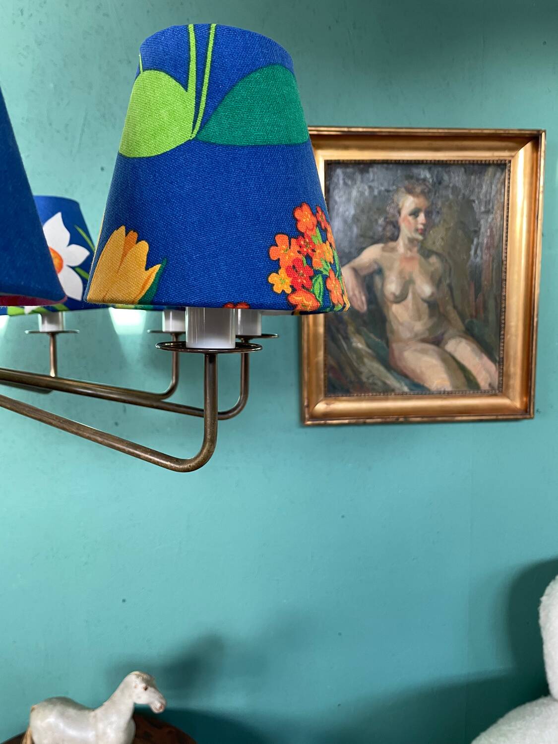 A very rare mid-century chandelier designed by Danish architect T. H. Valentiner