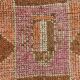 Brown & Orange Turkish Runner Rug, 92x328Cm