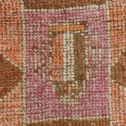 Brown & Orange Turkish Runner Rug, 92x328Cm