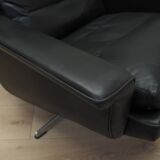 Fauteuil pivotant, design danois, années 1970, designer : Werner Langenfeld, fabrication : Esa