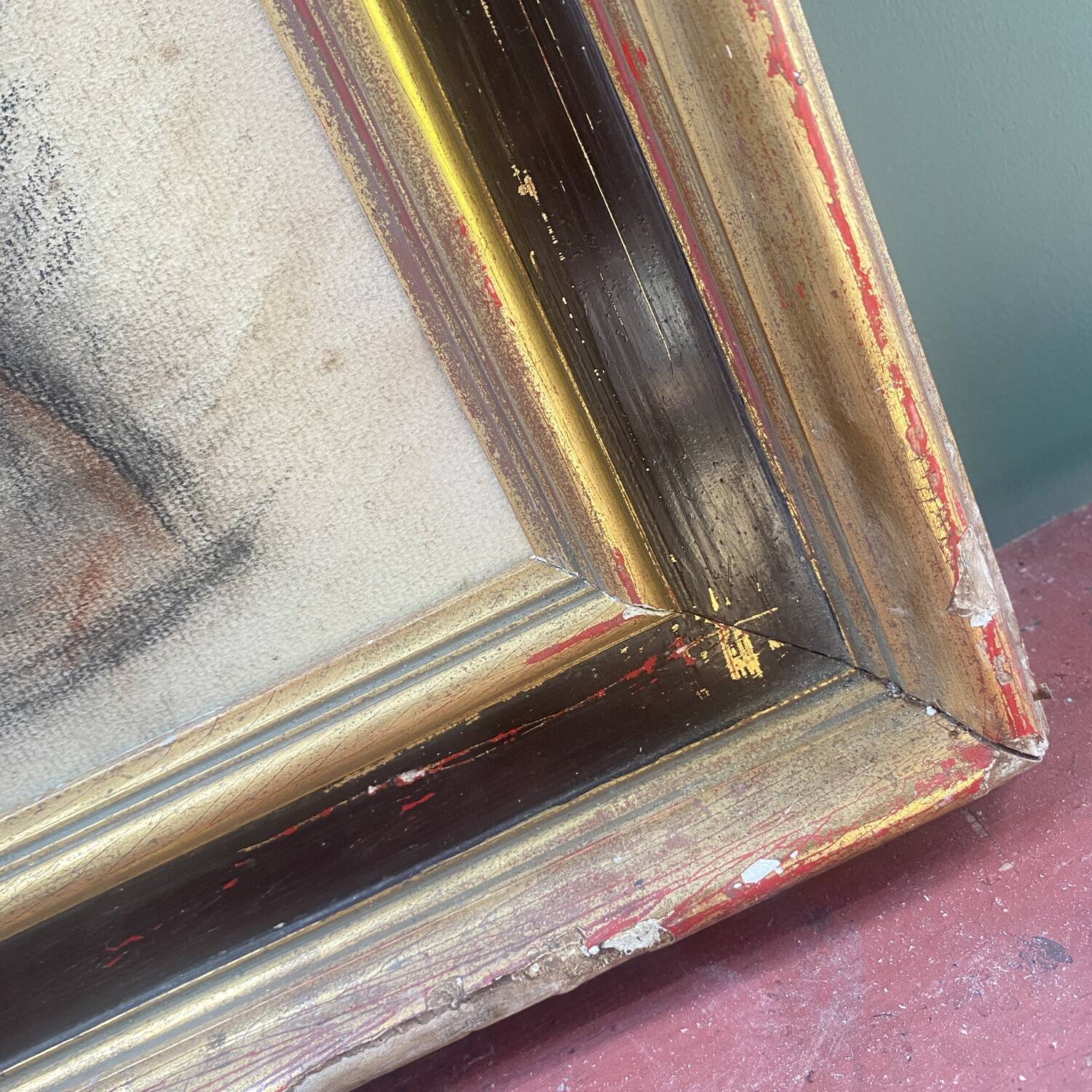 Drawing 1930 "Young man in profile"