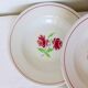 4 assiettes creuses K et G Luneville modèle Rose Mai 2106209
