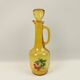 Vintage decanter in cherry yellow glass