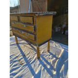 Antique wooden dollhouse furniture