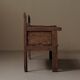 Banc de montagne en bois massif, Art populaire, Catalogne, XIXᵉ siècle