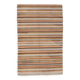 5x7 Mid Century Modern Vintage Kilim Rug, 142x225Cm