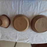 Assiettes creuses et 1 bol en grès GIEN