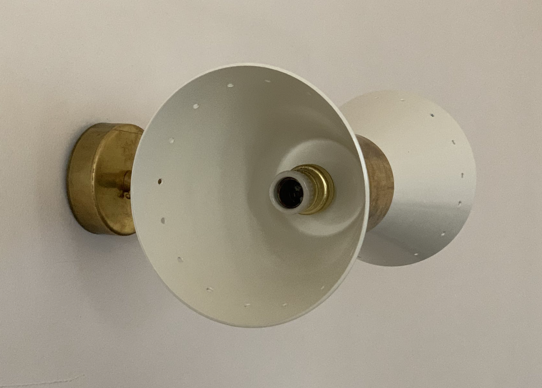 Pair of sconces de diabolo Italian