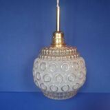 Vintage 50s French portable pendant lamps - newly electrified