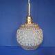 Vintage 50s French portable pendant lamps - newly electrified