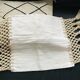 Housse de coussin laine et macramé