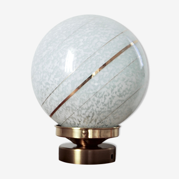 Art deco globe lamp