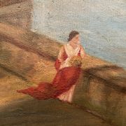 Tableau ancien, paysage, signé, début XX siècle
