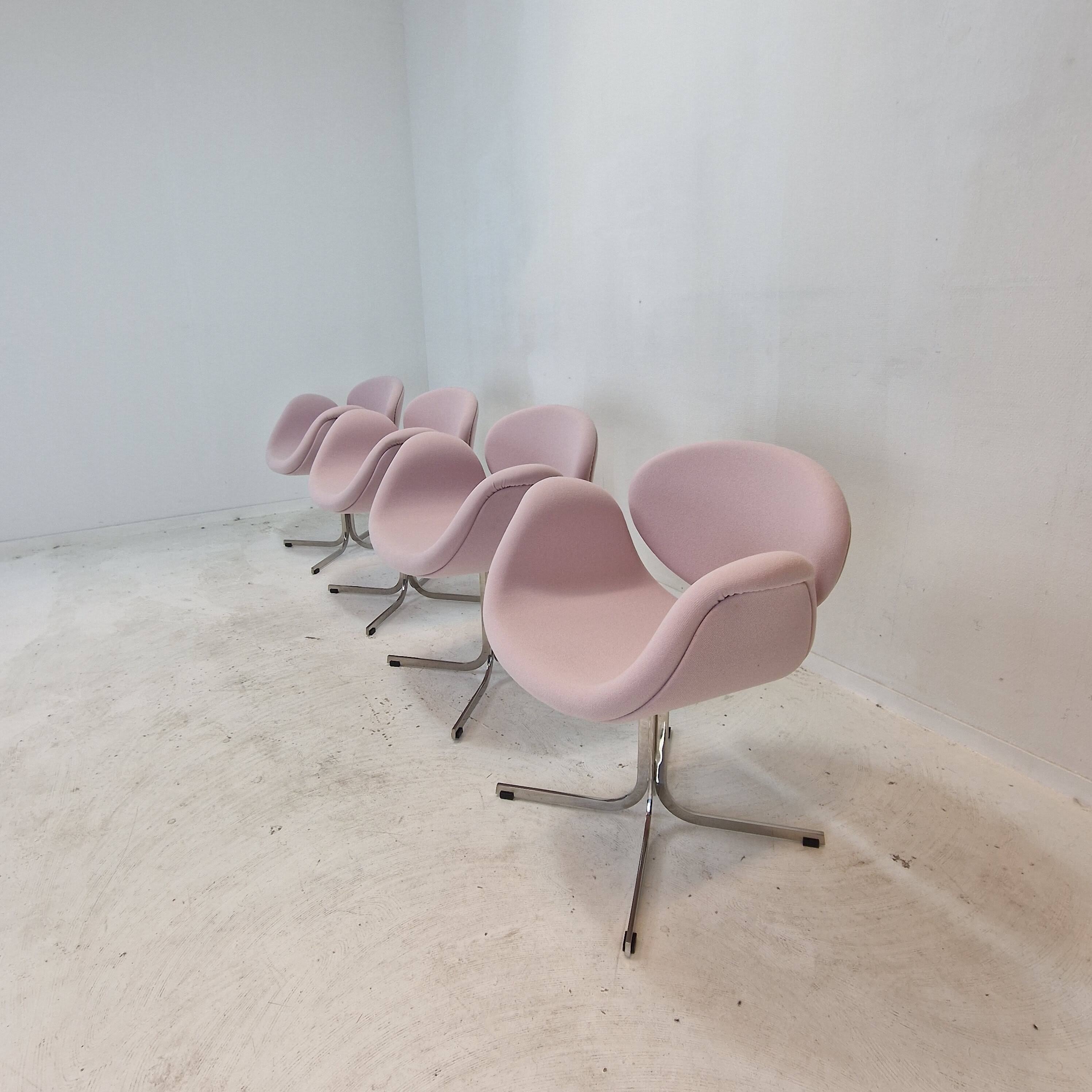 Set of 4 Little Tulip Armchairs by Pierre Paulin for Artifort
