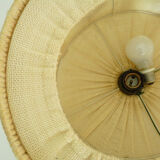 Scandinavian GDR wool en wooden hanging