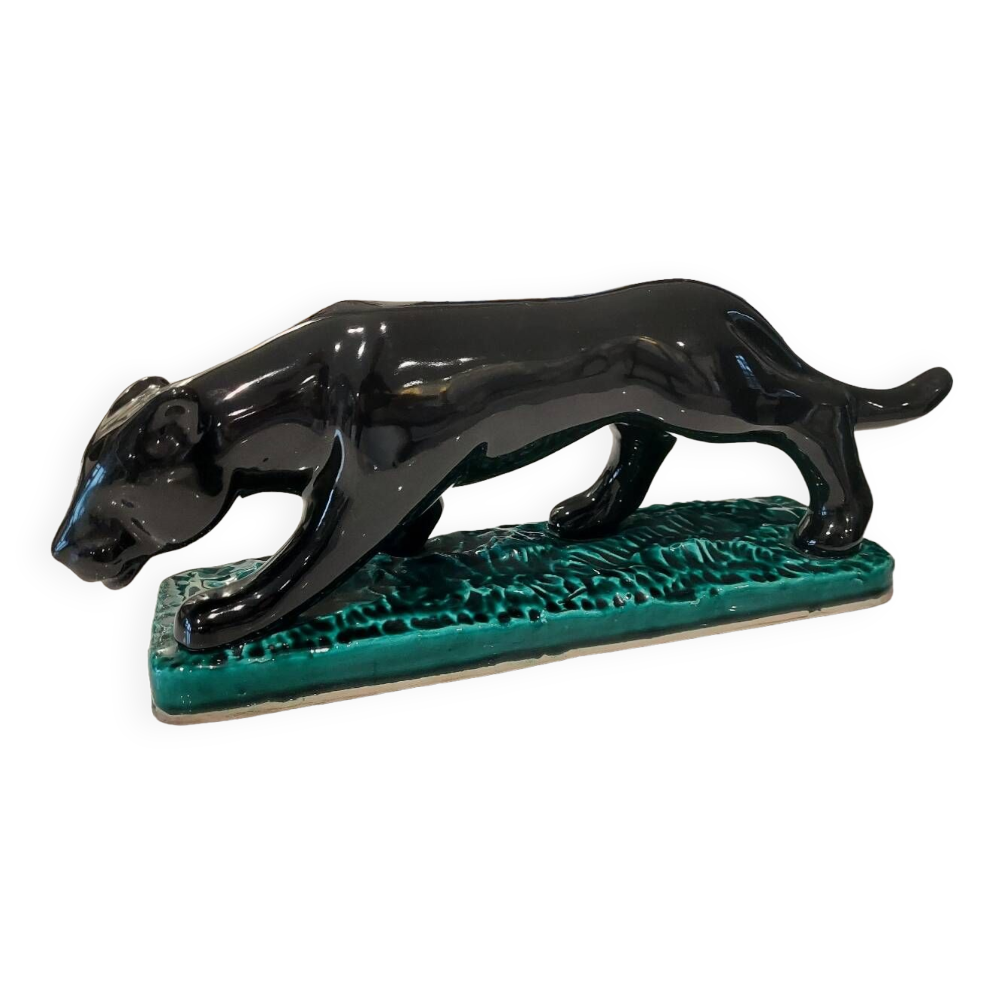 Ceramic Panther Vallauris art deco 1930