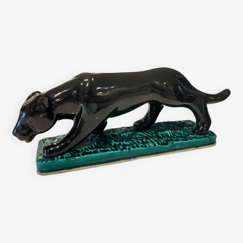 Ceramic Panther Vallauris art deco 1930