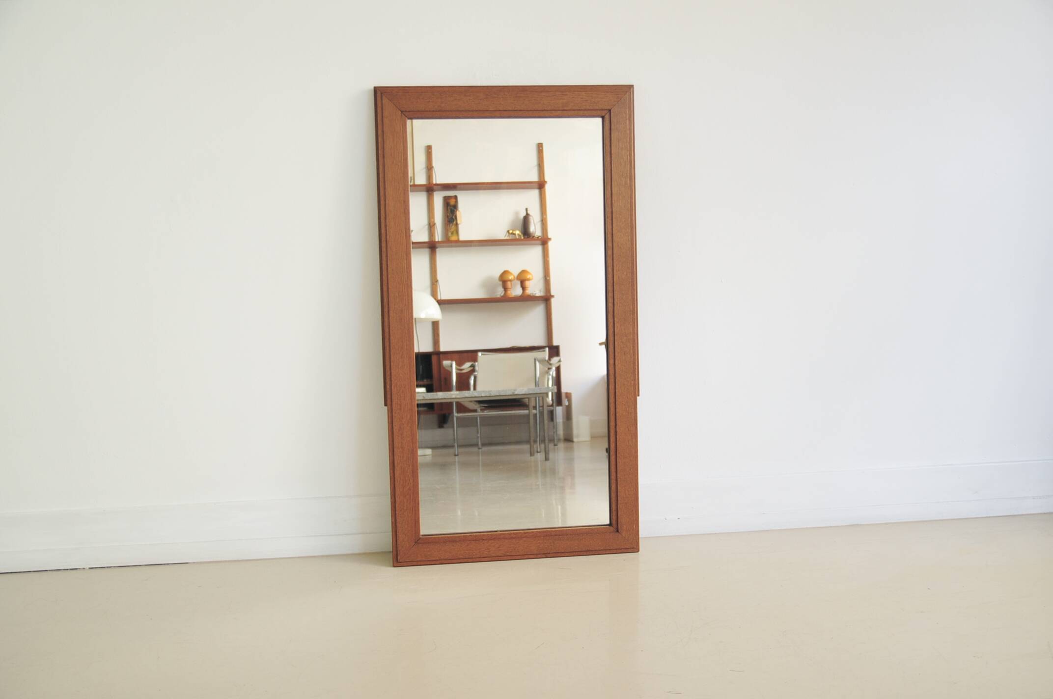 Oak Art Deco mirror