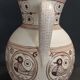 Vintage Talavera ceramic jug vase 20th century