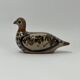 Vintage mexican ceramic tonala - hand painted dove
