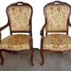 Paire de fauteuils en acajou