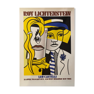 Roy Lichtenstein  original pop art poster